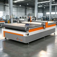 Máquina de Corte Oscilante CNC para Láminas de Plástico PVC de 6 mm, Tablero de PVC KT en la Industria Publicitaria