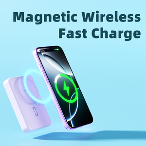 Banque d'alimentation magnétique portable personnalisée 22,5 W 10000 mAh avec support, <span class=keywords><strong>batterie</strong></span> <span class=keywords><strong>externe</strong></span>, chargeur sans fil, banque d'alimentation pour téléphone - Product Image 3