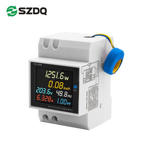 Szdq D52-2066 kỹ thuật số tần số năng lượng mét 6in1 AC Màn hình 110V 220V 380V 100A một pha <span class=keywords><strong>LCD</strong></span> (kWh/Volt/Amp) mét 0.1 - Product Image 1