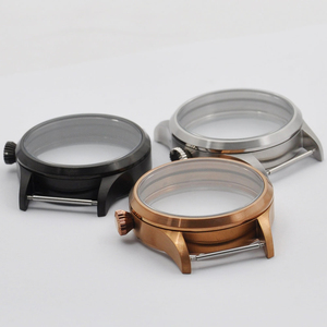 Boîtier en acier inoxydable de 42 mm pour montre à remontage manuel, compatible avec les mouvements des séries <span class=keywords><strong>ETA</strong></span> <span class=keywords><strong>6497</strong></span>/6498 et Seagull ST3600/ST3620 - Product Image 6