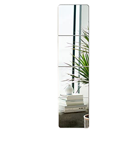 Colorful Minimalist <b>Glass</b> Full Length Foldable Desktop Portable and Handy Cosmetic Makeup <b>Mirror</b> - Product Image 4
