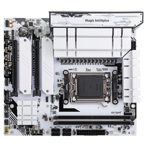 Placa base de escritorio All-solid-state Magic Solid B650PLUS-B/W AM5 DDR5 de doble canal 96GB M ATX - Product Image 6