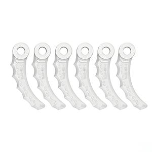 Lot de 6 lames de rechange en plastique pour tondeuse robotisée 198426-9 184L DUR187U DUR189 DUR190L DUR190U DUR191L DUR191U DUR364L - Product Image 1