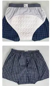 Pantaloni per pannolini per adulti traspiranti lavabili con perdite laterali pantaloni per allattamento riutilizzabili pazienti dopo l'intervento chirurgico pannolini impermeabili