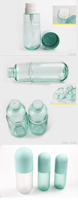 Conception unique Mini 100ml bouteilles de pulvérisation en plastique PET Fine brume nettoyage alcool cosmétique parfum conteneur sérigraphie Surface