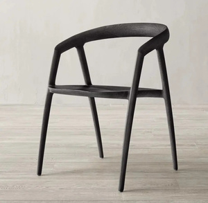 Thanh lịch giữa thế kỷ hiện đại phong cách rắn gỗ sồi ăn đặt ghế cho nhà hàng phòng ăn - Product Image 5