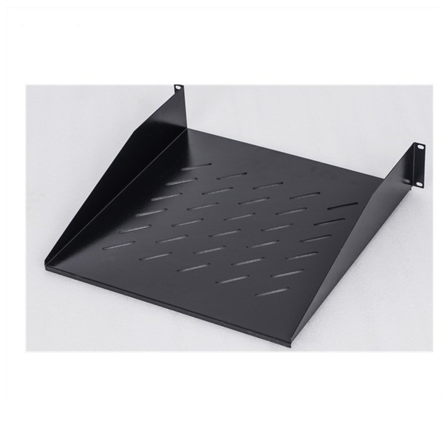 SPCC 19 Inch Fixed Metal Shelf  for Server Rack Network Cabinet Accessories Cabinet Partition