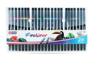 Bolígrafo de plástico de doble cabeza para estudiantes, bolígrafo de pincel de arte, bolígrafo de acuarela de cabeza suave, bolígrafo de dibujo de color para niños - Product Image 5