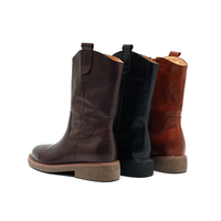 Bottines en daim vintage pour femmes, à lacets, talon haut, semelle en caoutchouc