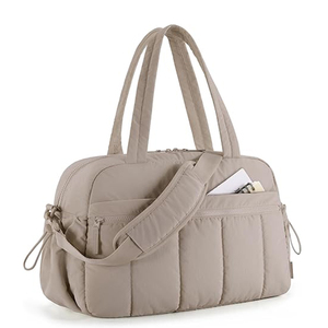 <b>Weekender</b> Duffel <b>Bag</b> with Wet Pocket Quilted Gym <b>Bag</b> for <b>Women</b> Lightweight Travel Duffle <b>Bag</b> - Product Image 1