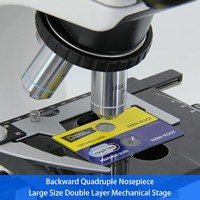 Trinocular 40x~1000x Biological Compound Clinical Lab Microscope for Sale Price