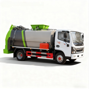 Camión Compactador de Basura Eficiente 4X2 para Recolección y Transporte de Alimentos, 8000L, para Áreas Comerciales - Product Image 1