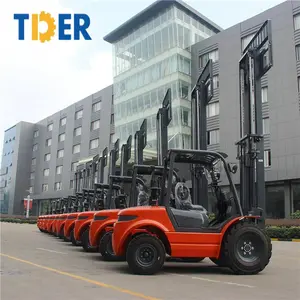 TDER 4WD Rough Terrain Forklift Truck Off Road 4wd 3 Tons 5 Ton Diesel Rough Terrain Forklift For Sale