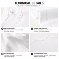 Kaos Oblong Lengan Panjang Unisex Katun Murni 230g Berat, Benang Ganda Berkualitas Tinggi, Warna Solid, Kerah O, Atasan Musim Gugur Musim Dingin Grosir