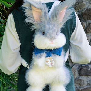 Mochila de Conejo de Peluche de Poliéster Suave de la Marca DUPAN, Simulación de Conejo de Angora, Linda y Realista - Product Image 2