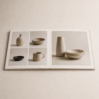 Service d'impression de catalogues de produits, brochures et lookbooks personnalisés avec couverture rigide, reliure à plat, échantillons, livraison rapide, OEM, ODM