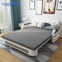 Sofá Cama de Lujo Para Sala de Estar Muebles Personalizados Sofá Cama en Tamaños King, Queen, Doble e Individual
