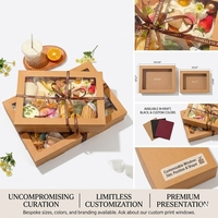 Caja de Sushi Portátil Desechable con Logotipo Personalizado, con Ventana, de Papel Kraft Ecológico, con Asa, para Llevar, para Restaurantes
