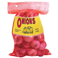 Sac en maille tubulaire pour pomme de terre 25Kg 50KG PP oignon légumes fruits filet Orange emballage cordon sac en maille
