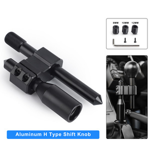 Cnspeed Aluminum H Type <b>Shift</b> <b>Knob</b> 8 10 12mm Adjustable For Car Gear - Product Image 1