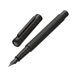 Bền mịn bằng văn bản cụ PVD tráng tốt <span class=keywords><strong>Nib</strong></span> thiết kế cổ điển đen rừng Fountain Pen - Product Image 1