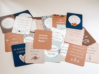 Cartes d'affirmations positives personnalisées pour femmes Cadeaux de soins personnels Cartes de méditation inspirantes et motivantes Coffret cadeau en vrac