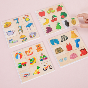 Giocattoli educativi per bambini all'ingrosso della fabbrica ombretto di frutta animale abbinato al gioco di Puzzle in legno - Product Image 6