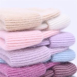 Gorro de Punto Ecológico y Sostenible de Angora, Lana de Conejo y Cachemira, Lujoso y Cálido para Invierno, para Mujeres y Niñas - Product Image 2