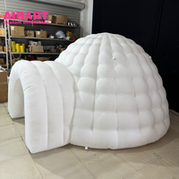 Tente gonflable portative de dôme d'igloo de LED pour le camping rampant de maison d'enfants de bébé cache-cache