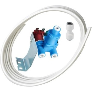 Válvula de entrada de agua para refrigerador W10179146, 110-120 V, plástico, con manguera y conector para modelos Whirlpool - Product Image 1