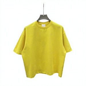 เสื้อยืดโอเวอร์ไซส์ผู้ชาย ผ้าฝ้าย 100% 260 แกรม ล้างสีแบบแอซิดวอช สโตนวอช ทรงสตรีทแวร์ คอกลม แขนสั้น - Product Image 2