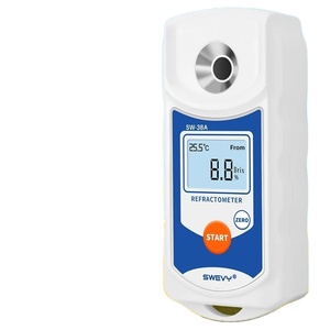 SW38A LCD Dijital Refraktometre Brix Ölçer Meyve Suyu İçecek ATC Şeker İçeriği Ölçüm Cihazı 0-38% Sakarometre - Product Image 4
