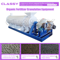 Ligne de production d'engrais organique de qualité supérieure à partir de fumier animal, granulateur de compost de fumier de poulet, machine à granulés d'engrais organique