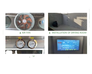Débit d'air chaud circulant soufflant noix de pécan bétel amande noix de cajou four de séchage PLC contrôlé électrique automatique Machine de séchage - Product Image 4