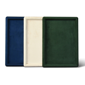 Jinsky Tùy Chỉnh Nhung Cửa Hàng Đồ Trang Sức Hiển Thị Truy Cập Khay Cho Showcase Và Lưu Trữ Các Loại Khác Nhau của Đồ Trang Sức - Product Image 6