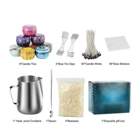 Fournitures de cire d'abeille adaptées aux débutants Kits de fabrication de bougies bricolage pour les mariages de Noël Diwali Halloween Pâques et l'école secondaire-Vente en gros