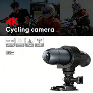 Caméra de casque de moto et de VTT S50+ 4K 160° grand angle, sportive, HD 1080p, étanche IP67, prend en charge les cartes mémoire - Product Image 1
