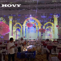 Table à manger holographique 3D immersive HOVY avec écran LCD, laser intégré, résolution 1920x1200, haut-parleur intégré pour restaurant