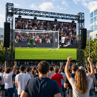 Écran LED modulaire d'extérieur P2.976 IP65 étanche avec protection des coins pour événements sportifs (matchs de football) – Vente en gros