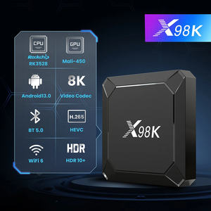 X98k HD टीवी बॉक्स स्टाके 4K मल्टी-लैंग्वेज एंड्रॉइड 13 स्ट्रीमिंग समर्थन सेट-टॉप बॉक्स और टीवी स्टिक डेकोडर के लिए लोकप्रिय विकल्प - Product Image 3