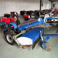 45-traktor pertanian Mini dua roda multifungsi, traktor jalan diesel Mini dua roda definisi tangan pertanian 12HP-22HP