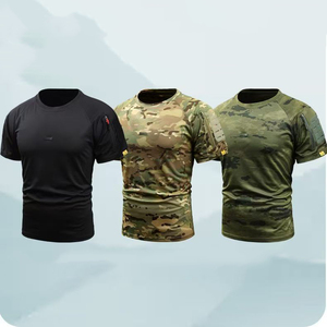 <span class=keywords><strong>T</strong></span>-<span class=keywords><strong>shirt</strong></span> Tattica all'ingrosso con Collo a O o Collo Pieghevole - Product Image 5