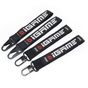 Factory Customized <b>Polyester</b> Neck <b>Lanyard</b> Bespoke Manufacturer Detachable Strap Sewn Steel Hook Release Buckle Logo Pattern - Product Image 3