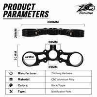 Pince triple légère en aluminium CNC pour moto électrique tout-terrain Sur Ron Light Bee S / Light Bee X.
