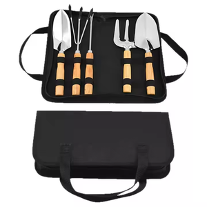 Juego de <span class=keywords><strong>palas</strong></span> de acero inoxidable para trabajos de jardín para rastrillar Plantar vegetales tirar de flores - Product Image 3