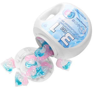 Marque personnalisée Organique Liquide Ariell Dosettes de <span class=keywords><strong>Lessive</strong></span> Parfum Bébé Vêtements Tissus Détergent Capsules Boîte de Verrouillage Enfant - Product Image 3