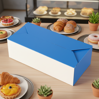 Boîte à lunch en papier jetable personnalisée avec logo pour plats à emporter chinois, recyclable, vente en gros