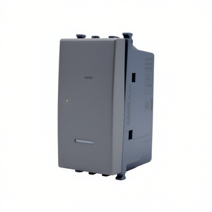 Invertisseur monophasé avec voyant lumineux gris compatible avec Vimar Arke - Product Image 3