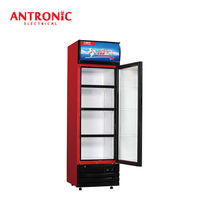 Congélateur vertical vitrine 400L à porte simple, vente directe usine