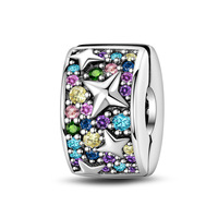 Accessoires de bijoux DIY en argent 925 et zircon : Perles, pierres de sécurité, fermoirs papillon et étoile, boucles de positionnement – Idéal pour cadeau